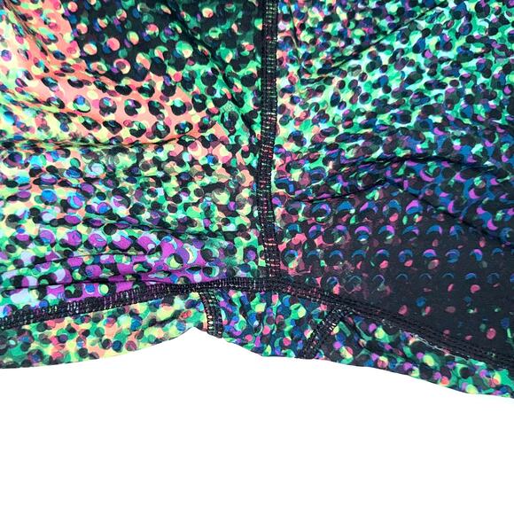 Nike Pro HyperCool Multicolor Pattern Mesh Capri Leggings Size Small - Picture 12 of 15